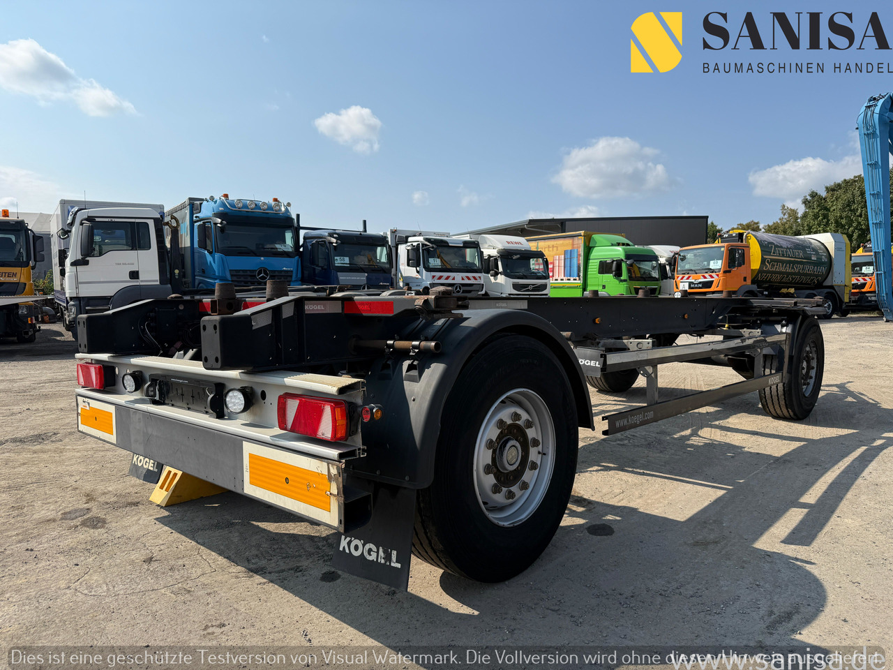 KÖGEL AW18/Wechselfahrgestell/BDF/Pneumatik - Trailer sasis: gambar 4 KÖGEL AW18/Wechselfahrgestell/BDF/Pneumatik - Trailer sasis: gambar 4