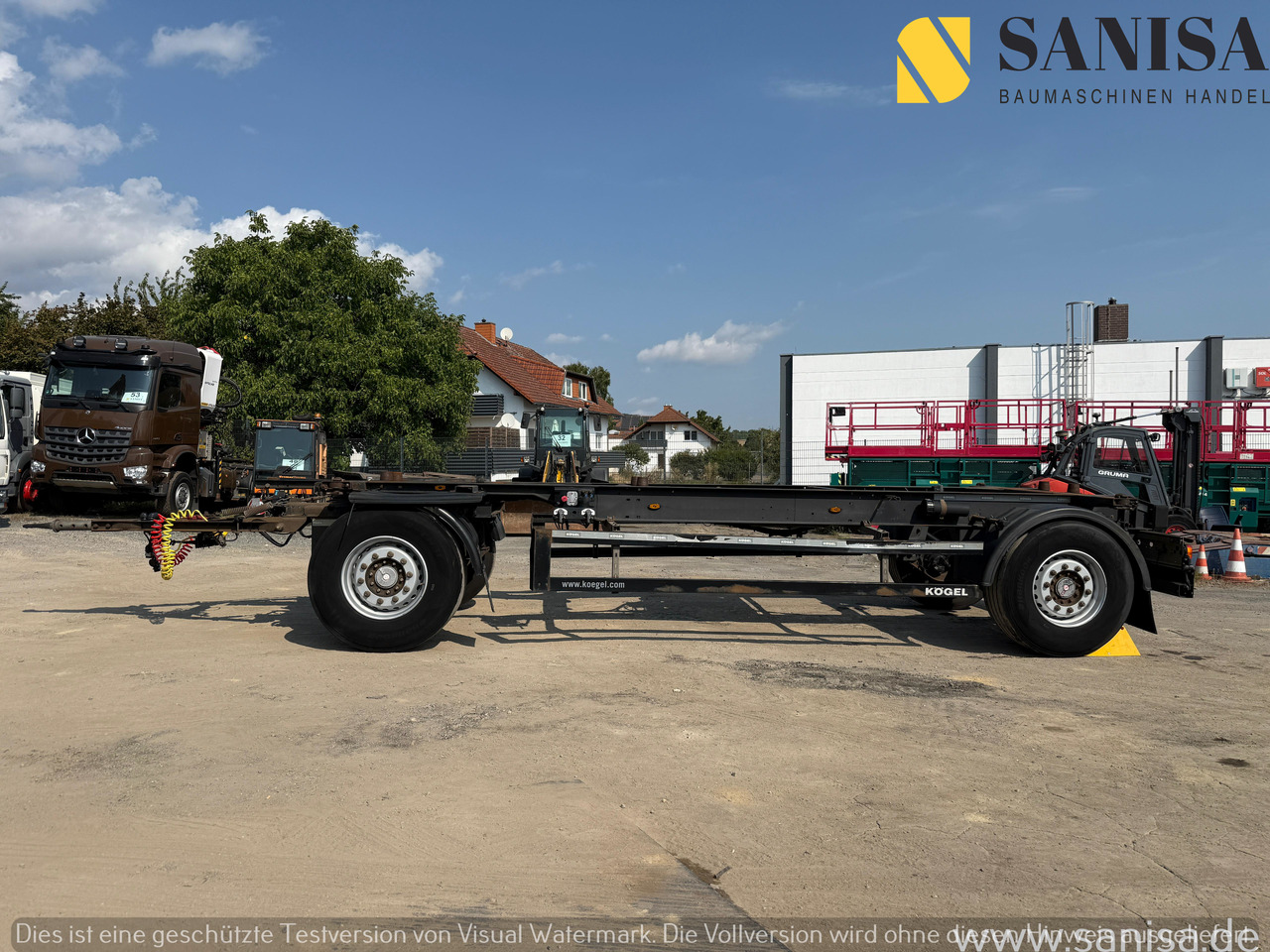 KÖGEL AW18/Wechselfahrgestell/BDF/Pneumatik - Trailer sasis: gambar 2 KÖGEL AW18/Wechselfahrgestell/BDF/Pneumatik - Trailer sasis: gambar 2