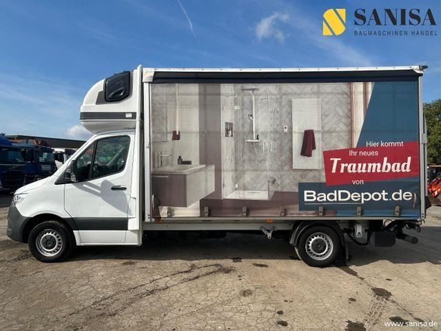 Mercedes-Benz Sprinter 317/LBW/Schlafkabine/Euro 6D - Truk dengan terpal samping: gambar 2 Mercedes-Benz Sprinter 317/LBW/Schlafkabine/Euro 6D - Truk dengan terpal samping: gambar 2