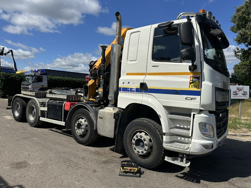 DAF CF 480 8x4 HOOKLIFT + CRANE (19m!) EFFER 205 / 6S + WINCH - RETARDER - *165.000km* - VERY NICE - Hook lift, Truk derek: gambar 2 DAF CF 480 8x4 HOOKLIFT + CRANE (19m!) EFFER 205 / 6S + WINCH - RETARDER - *165.000km* - VERY NICE - Hook lift, Truk derek: gambar 2
