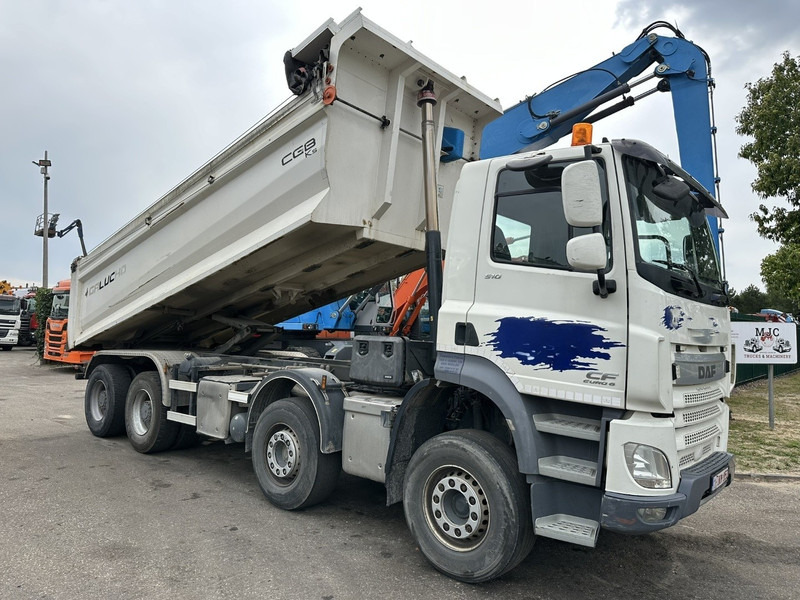 DAF CF 510 8x4 TIPPER - RETARDER - *334.000km* - 510HP~13L - MANUAL - BIG AXLES / HUB REDUCTION 13T - CRAMARO EL. COVER - Truk jungkit: gambar 1 DAF CF 510 8x4 TIPPER - RETARDER - *334.000km* - 510HP~13L - MANUAL - BIG AXLES / HUB REDUCTION 13T - CRAMARO EL. COVER - Truk jungkit: gambar 1