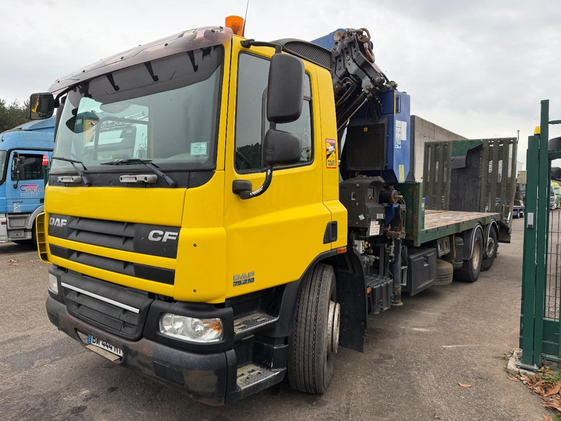 DAF CF 75.310 6X2 PRITSCHE + KRAN PM 27 S-4 + RADIO + WINCH - FULL RAMP - LIFT + STEERING AXLE - MANUAL GEARBOX - FR TRUCK - Truk flatbed, Truk derek: gambar 3 DAF CF 75.310 6X2 PRITSCHE + KRAN PM 27 S-4 + RADIO + WINCH - FULL RAMP - LIFT + STEERING AXLE - MANUAL GEARBOX - FR TRUCK - Truk flatbed, Truk derek: gambar 3