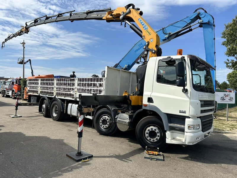 DAF CF 85.360 8x2 + CRANE (25m!) EFFER 305 6S + JIB 4S + ROTATOR - PLATORM 7m60 - LIFT + STEERING AXLE - EURO 5 - BE - Truk flatbed, Truk derek: gambar 2 DAF CF 85.360 8x2 + CRANE (25m!) EFFER 305 6S + JIB 4S + ROTATOR - PLATORM 7m60 - LIFT + STEERING AXLE - EURO 5 - BE - Truk flatbed, Truk derek: gambar 2