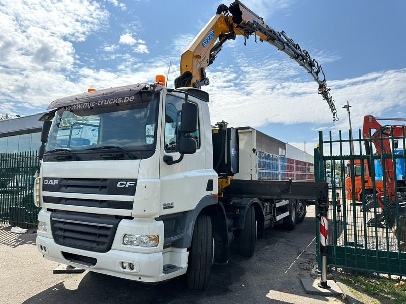 DAF CF 85.360 8x2 + CRANE (25m!) EFFER 305 6S + JIB 4S + ROTATOR - PLATORM 7m60 - LIFT + STEERING AXLE - EURO 5 - BE - Truk flatbed, Truk derek: gambar 3 DAF CF 85.360 8x2 + CRANE (25m!) EFFER 305 6S + JIB 4S + ROTATOR - PLATORM 7m60 - LIFT + STEERING AXLE - EURO 5 - BE - Truk flatbed, Truk derek: gambar 3