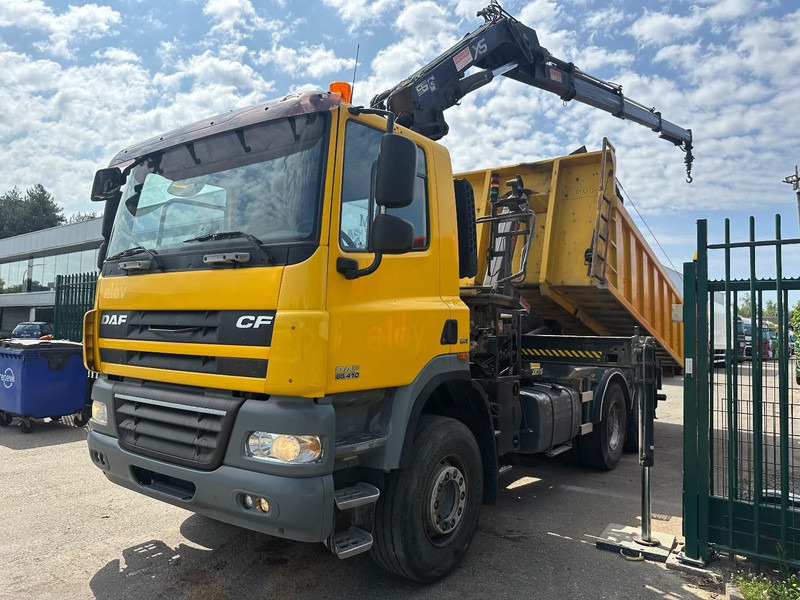 DAF CF 85.410 6X4 21T HOOKLIFT + CRANE HIAB 166-3 HIPRO + ROTATOR - 5/6F - RETARDER - TÜV 10/2025 - EURO 5 - BE TRUCK - Hook lift, Truk derek: gambar 4 DAF CF 85.410 6X4 21T HOOKLIFT + CRANE HIAB 166-3 HIPRO + ROTATOR - 5/6F - RETARDER - TÜV 10/2025 - EURO 5 - BE TRUCK - Hook lift, Truk derek: gambar 4
