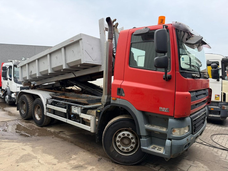 DAF CF 85.410 6x4 HOOKLIFT HIAB MULTILIFT - MANUAL ZF - EURO 4 - STEEL SPRING / BLATT / LAMES - BIG AXLES / HUB REDUCTION - BE TRUCK - Hook lift: gambar 1 DAF CF 85.410 6x4 HOOKLIFT HIAB MULTILIFT - MANUAL ZF - EURO 4 - STEEL SPRING / BLATT / LAMES - BIG AXLES / HUB REDUCTION - BE TRUCK - Hook lift: gambar 1
