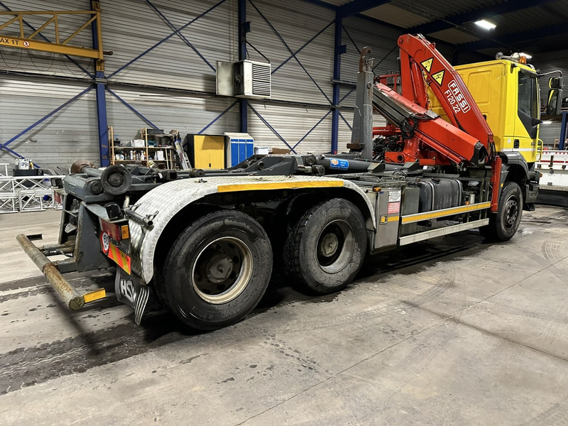 Hook lift, Truk derek Iveco TRAKKER 350 6x4 HOOKLIFT + CRANE FASSI F120.22 (5/6 F) - *342.000km* - STEEL SPRING / BIG AXLES - AS TRONIC AUTOMATIC GEARBOX: gambar 8