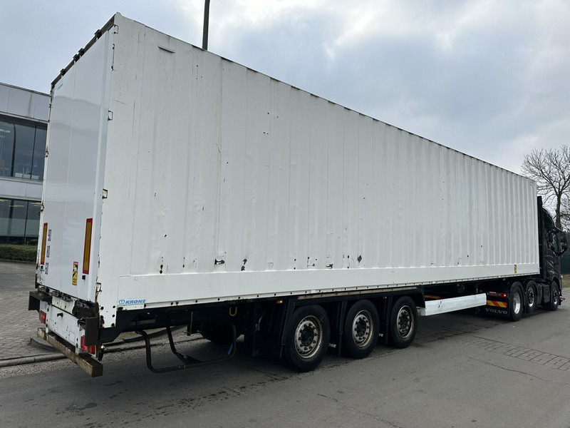 Krone 3-AXLES MB - CLOSED BOX / KIST / KOFFER - AIR SUSPENSION - 2m80 interior hieght - DISC - BE papers - nice condition - Semi-trailer kotak tertutup: gambar 4 Krone 3-AXLES MB - CLOSED BOX / KIST / KOFFER - AIR SUSPENSION - 2m80 interior hieght - DISC - BE papers - nice condition - Semi-trailer kotak tertutup: gambar 4