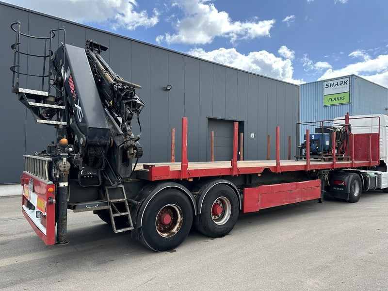 Kwb 2-AXLES PLATFORM + CRANE + HIAB 377 E-4 HIPRO + JIB 100X-3 + RADIO + ROTATOR - SAF axles - AIR SUSPENISION - BELGIAN REG. - Semi-trailer flatbed: gambar 1 Kwb 2-AXLES PLATFORM + CRANE + HIAB 377 E-4 HIPRO + JIB 100X-3 + RADIO + ROTATOR - SAF axles - AIR SUSPENISION - BELGIAN REG. - Semi-trailer flatbed: gambar 1