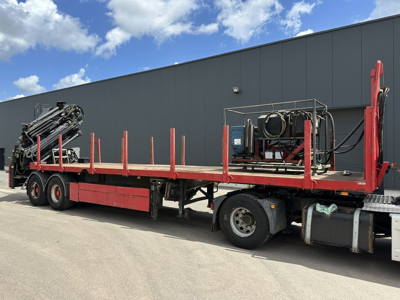 Kwb 2-AXLES PLATFORM + CRANE + HIAB 377 E-4 HIPRO + JIB 100X-3 + RADIO + ROTATOR - SAF axles - AIR SUSPENISION - BELGIAN REG. - Semi-trailer flatbed: gambar 3 Kwb 2-AXLES PLATFORM + CRANE + HIAB 377 E-4 HIPRO + JIB 100X-3 + RADIO + ROTATOR - SAF axles - AIR SUSPENISION - BELGIAN REG. - Semi-trailer flatbed: gambar 3