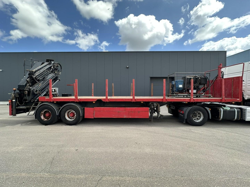 Kwb 2-AXLES PLATFORM + CRANE + HIAB 377 E-4 HIPRO + JIB 100X-3 + RADIO + ROTATOR - SAF axles - AIR SUSPENISION - BELGIAN REG. - Semi-trailer flatbed: gambar 4 Kwb 2-AXLES PLATFORM + CRANE + HIAB 377 E-4 HIPRO + JIB 100X-3 + RADIO + ROTATOR - SAF axles - AIR SUSPENISION - BELGIAN REG. - Semi-trailer flatbed: gambar 4
