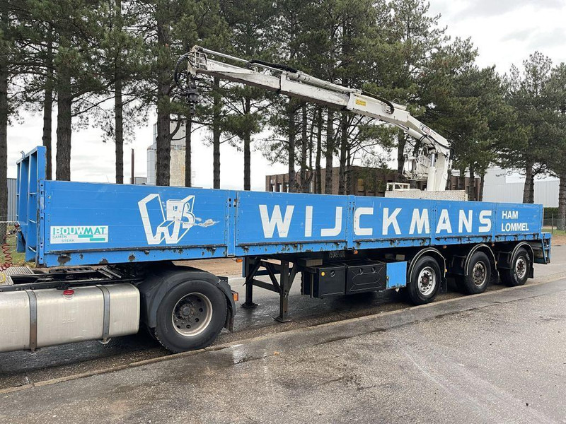 Kwb STEENOPLEGGER KRAAN HIAB R130-F2 - 2x EXT + ROTATOR - 2x STUURASSEN - SCHIJFREMMEN - SAF ASSEN - Semi-trailer flatbed: gambar 1 Kwb STEENOPLEGGER KRAAN HIAB R130-F2 - 2x EXT + ROTATOR - 2x STUURASSEN - SCHIJFREMMEN - SAF ASSEN - Semi-trailer flatbed: gambar 1