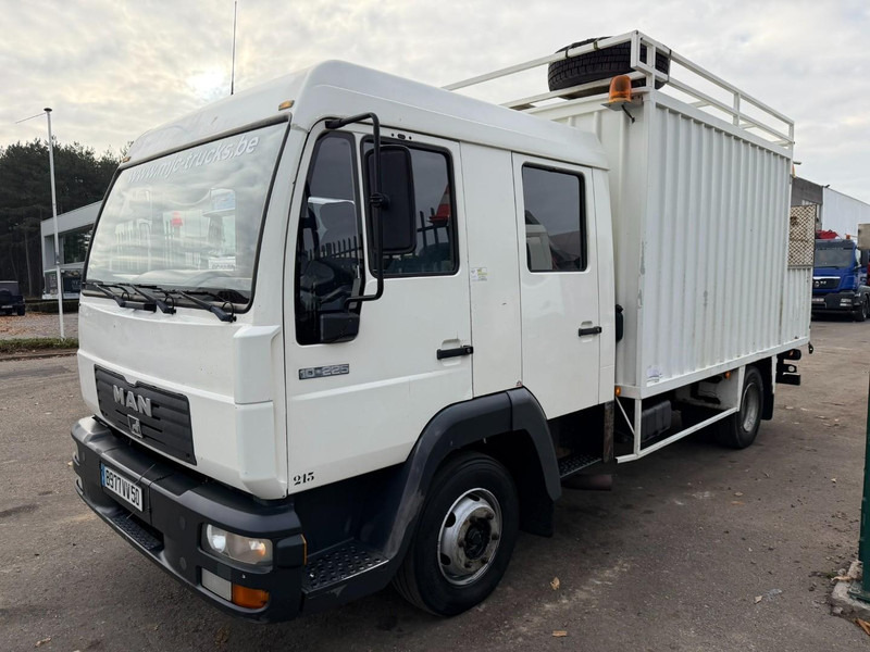 MAN 10.225 LC CLOSED BOX / KOFFER - DOKA - MANUAL GEARBOX - *344.000km* - STEEL SPRING / BLATT / LAMES - BE TRUCK - Truk box: gambar 3 MAN 10.225 LC CLOSED BOX / KOFFER - DOKA - MANUAL GEARBOX - *344.000km* - STEEL SPRING / BLATT / LAMES - BE TRUCK - Truk box: gambar 3