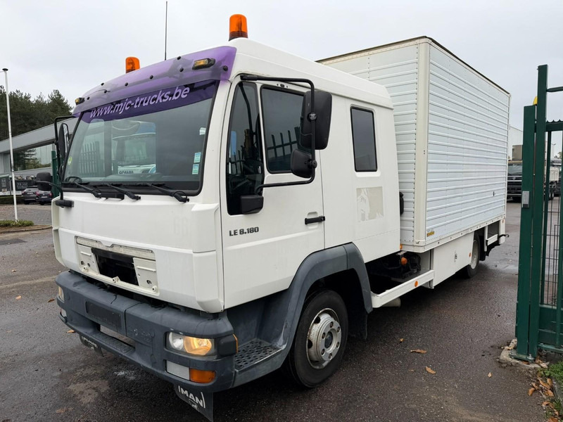 MAN LE 8.180 CLOSED BOX / KOFFER - DOKA - MANUAL GEARBOX - *248.000km* - STEEL SPRING / BLATT / LAMES - BE TRUCK - Truk box: gambar 3 MAN LE 8.180 CLOSED BOX / KOFFER - DOKA - MANUAL GEARBOX - *248.000km* - STEEL SPRING / BLATT / LAMES - BE TRUCK - Truk box: gambar 3