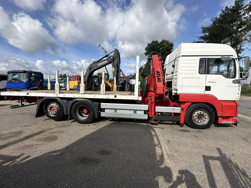 MAN TG 360 A 6x2 + CRANE ATLAS 100.1 A3 - PLATFORM 5m80 - E3 - LIFT-AXLE - FULL AIR SUSPENSION - ZF AS TRONIC - BE TRUCK - Truk derek: gambar 3 MAN TG 360 A 6x2 + CRANE ATLAS 100.1 A3 - PLATFORM 5m80 - E3 - LIFT-AXLE - FULL AIR SUSPENSION - ZF AS TRONIC - BE TRUCK - Truk derek: gambar 3