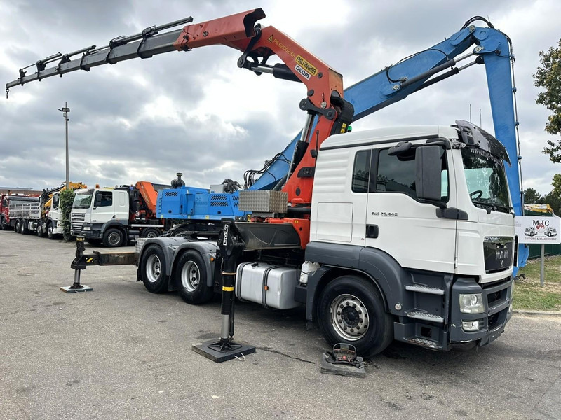 MAN TGS 26.440 6X4 + (22m) CRANE PALFINGER PK62002 E 6x H + 1ME - RETARDER - EURO 5 - BE TRUCK - Truk derek: gambar 1 MAN TGS 26.440 6X4 + (22m) CRANE PALFINGER PK62002 E 6x H + 1ME - RETARDER - EURO 5 - BE TRUCK - Truk derek: gambar 1