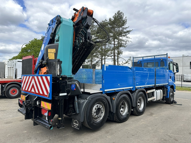 MAN TGS 35.400 8x4 TRIDEM + (32.5m) KRAN HMF 4720 K6 + JIB FJ1000 K4 - PRITSCHE 6m - LIFT/LENK ACHSE - RADIO - 5E F - BELGISCHE LKW - Truk flatbed, Truk derek: gambar 5 MAN TGS 35.400 8x4 TRIDEM + (32.5m) KRAN HMF 4720 K6 + JIB FJ1000 K4 - PRITSCHE 6m - LIFT/LENK ACHSE - RADIO - 5E F - BELGISCHE LKW - Truk flatbed, Truk derek: gambar 5