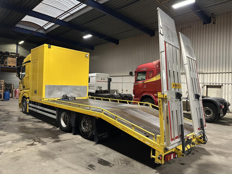 Mercedes-Benz ACTROS 2745 6x2 OPRIJWAGEN / AUTOTRANSPORTER / MACHINE TRANSPORTER - WINCH - 6m10 - EURO 5 - LIFT AXLE - HYDR RAMPS - NL TRUCK - Mobil derek: gambar 3 Mercedes-Benz ACTROS 2745 6x2 OPRIJWAGEN / AUTOTRANSPORTER / MACHINE TRANSPORTER - WINCH - 6m10 - EURO 5 - LIFT AXLE - HYDR RAMPS - NL TRUCK - Mobil derek: gambar 3