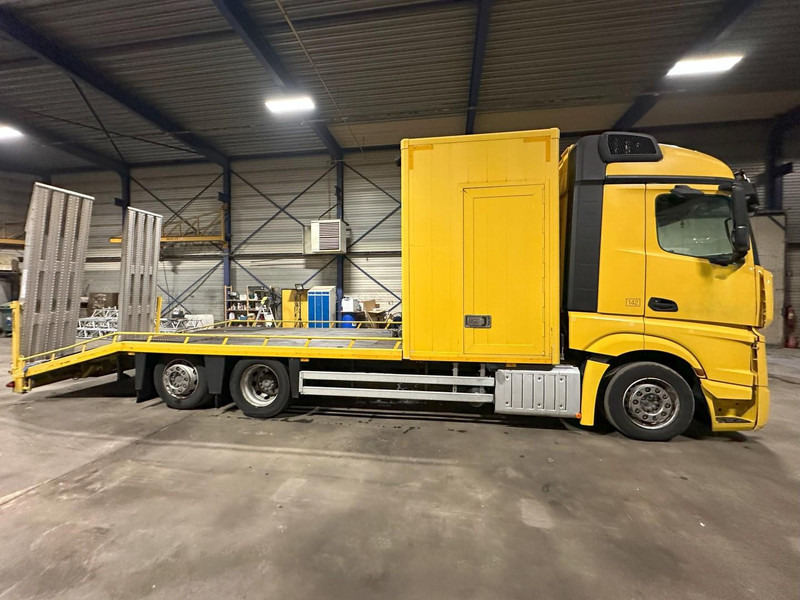 Mercedes-Benz ACTROS 2745 6x2 OPRIJWAGEN / AUTOTRANSPORTER / MACHINE TRANSPORTER - WINCH - 6m10 - EURO 5 - LIFT AXLE - HYDR RAMPS - NL TRUCK - Mobil derek: gambar 5 Mercedes-Benz ACTROS 2745 6x2 OPRIJWAGEN / AUTOTRANSPORTER / MACHINE TRANSPORTER - WINCH - 6m10 - EURO 5 - LIFT AXLE - HYDR RAMPS - NL TRUCK - Mobil derek: gambar 5