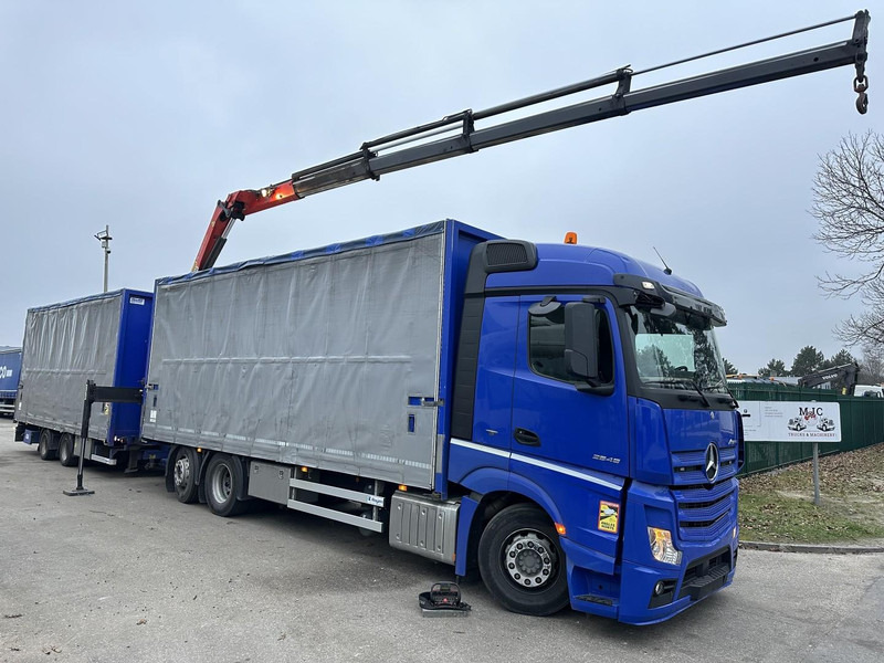 Mercedes-Benz Actros 2645 6x2 105m³ JUMBO + RETARDER + CRANE PALFINGER PK 19.001 SLD (4x) + RADIO - *FULL AIR* - FRIGO - EURO 6 - SAF AXLES - BELGIAN TRUCK - Truk derek: gambar 1 Mercedes-Benz Actros 2645 6x2 105m³ JUMBO + RETARDER + CRANE PALFINGER PK 19.001 SLD (4x) + RADIO - *FULL AIR* - FRIGO - EURO 6 - SAF AXLES - BELGIAN TRUCK - Truk derek: gambar 1