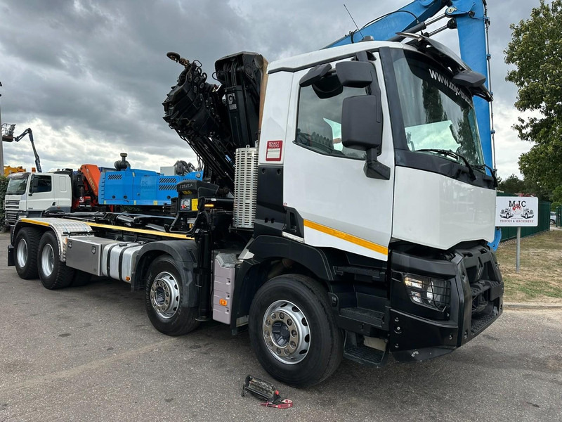 Renault C460 8x4 + (19m!) KRAN HIAB 288 E-6 HIDUO - RADIO - 5/6 F - STEEL SPRING / HUB REDUCTION - BE TRUCK - Hook lift, Truk derek: gambar 2 Renault C460 8x4 + (19m!) KRAN HIAB 288 E-6 HIDUO - RADIO - 5/6 F - STEEL SPRING / HUB REDUCTION - BE TRUCK - Hook lift, Truk derek: gambar 2