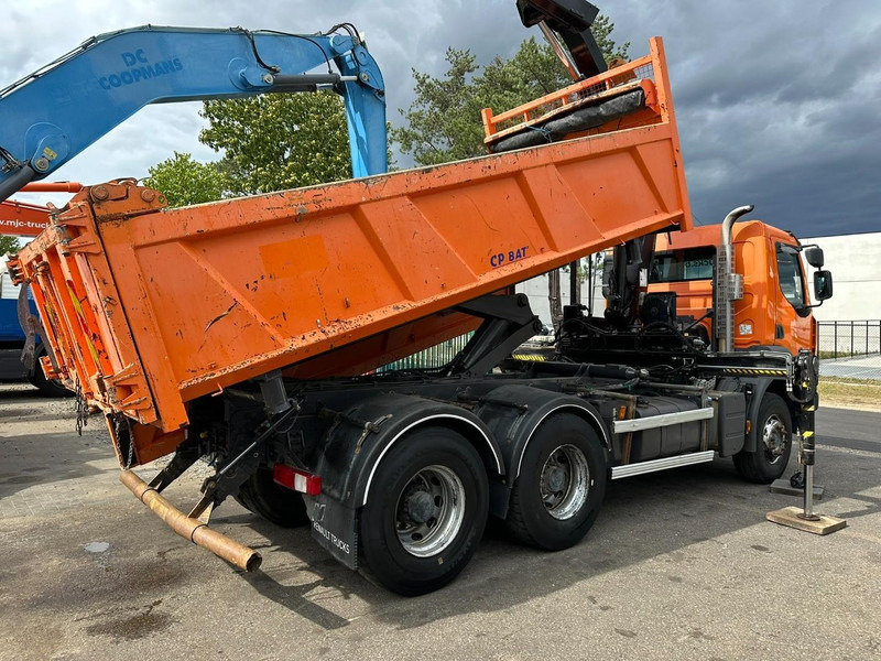 Renault KERAX 380 DXI 6x4 TIPPER + CRANE HIAB 144 B-3 - RADIO - *246.000km* - RETARDER - BORDMATIC - EURO 5 - Truk jungkit, Truk derek: gambar 4 Renault KERAX 380 DXI 6x4 TIPPER + CRANE HIAB 144 B-3 - RADIO - *246.000km* - RETARDER - BORDMATIC - EURO 5 - Truk jungkit, Truk derek: gambar 4
