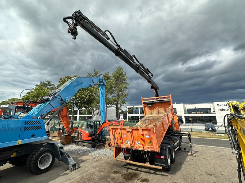 Renault KERAX 380 DXI 6x4 TIPPER + CRANE HIAB 144 B-3 - RADIO - *246.000km* - RETARDER - BORDMATIC - EURO 5 - Truk jungkit, Truk derek: gambar 5 Renault KERAX 380 DXI 6x4 TIPPER + CRANE HIAB 144 B-3 - RADIO - *246.000km* - RETARDER - BORDMATIC - EURO 5 - Truk jungkit, Truk derek: gambar 5