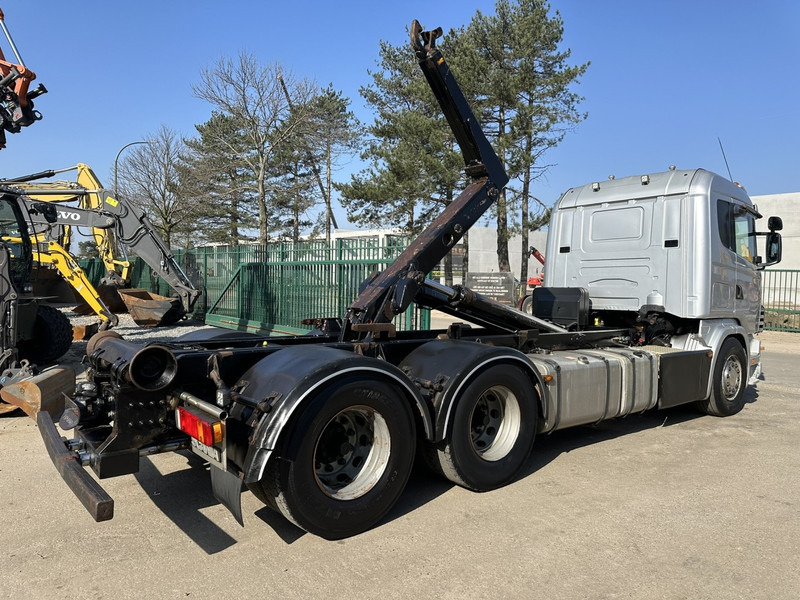 Scania 144G-530 V8 6x4 HOOKLIFT 20T MEILLER -VOL LUCHT - OPTI-CRUISE - CR19 SLAAPCABINE - Hook lift: gambar 5 Scania 144G-530 V8 6x4 HOOKLIFT 20T MEILLER -VOL LUCHT - OPTI-CRUISE - CR19 SLAAPCABINE - Hook lift: gambar 5