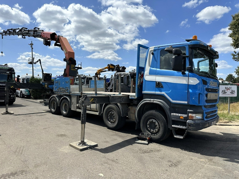 Scania G440 8x4 + (25m!) CRANE PALFINGER PK78002 SH G 8x + WINCH - PLATFORM 6m25 - MANUAL - HUB REDUCTION - STEEL SPRING - EURO 5 - BE TRUCK - Truk derek: gambar 1 Scania G440 8x4 + (25m!) CRANE PALFINGER PK78002 SH G 8x + WINCH - PLATFORM 6m25 - MANUAL - HUB REDUCTION - STEEL SPRING - EURO 5 - BE TRUCK - Truk derek: gambar 1