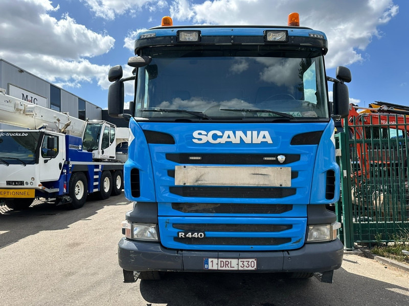 Scania G440 8x4 PRITSCHE + (25m!) KRAN PALFINGER PK78002 SH G 8x + WINCH - PLATFORM 6m25 - SCHALT - AP ACHSEN - BLATT - EURO 5 - BELGISCHE - Truk flatbed, Truk derek: gambar 3 Scania G440 8x4 PRITSCHE + (25m!) KRAN PALFINGER PK78002 SH G 8x + WINCH - PLATFORM 6m25 - SCHALT - AP ACHSEN - BLATT - EURO 5 - BELGISCHE - Truk flatbed, Truk derek: gambar 3