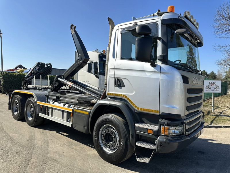 Scania G450 6x4 HOOKLIFT / HAAKSYSTEEM AJK 20T - 5760mm - 3m90 WB - HUB REDUCTION / STEEL SUSPENSION - EURO 6 - BE TRUCK - Hook lift: gambar 1 Scania G450 6x4 HOOKLIFT / HAAKSYSTEEM AJK 20T - 5760mm - 3m90 WB - HUB REDUCTION / STEEL SUSPENSION - EURO 6 - BE TRUCK - Hook lift: gambar 1