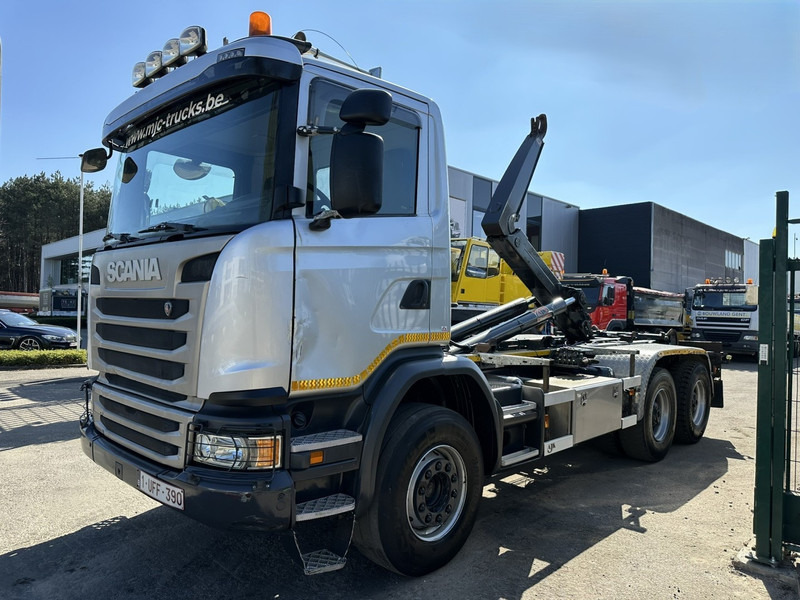Scania G450 6x4 HOOKLIFT / HAAKSYSTEEM AJK 20T - 5760mm - 3m90 WB - HUB REDUCTION / STEEL SUSPENSION - EURO 6 - BE TRUCK - Hook lift: gambar 3 Scania G450 6x4 HOOKLIFT / HAAKSYSTEEM AJK 20T - 5760mm - 3m90 WB - HUB REDUCTION / STEEL SUSPENSION - EURO 6 - BE TRUCK - Hook lift: gambar 3
