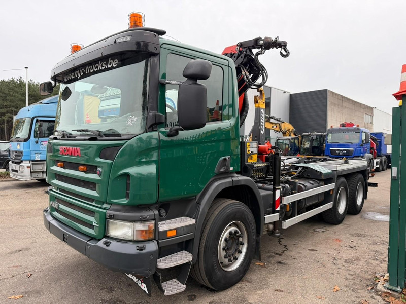Scania P400 6x4 ABROLLKIPPER + KRAN PALFINGER PK9001 EH - RETARDER - 5/6F + ROTATOR + RADIO - WB 3m90 - EURO 5 - HUB REDUCTION / SPRING - BE TRUCK - Hook lift: gambar 3 Scania P400 6x4 ABROLLKIPPER + KRAN PALFINGER PK9001 EH - RETARDER - 5/6F + ROTATOR + RADIO - WB 3m90 - EURO 5 - HUB REDUCTION / SPRING - BE TRUCK - Hook lift: gambar 3