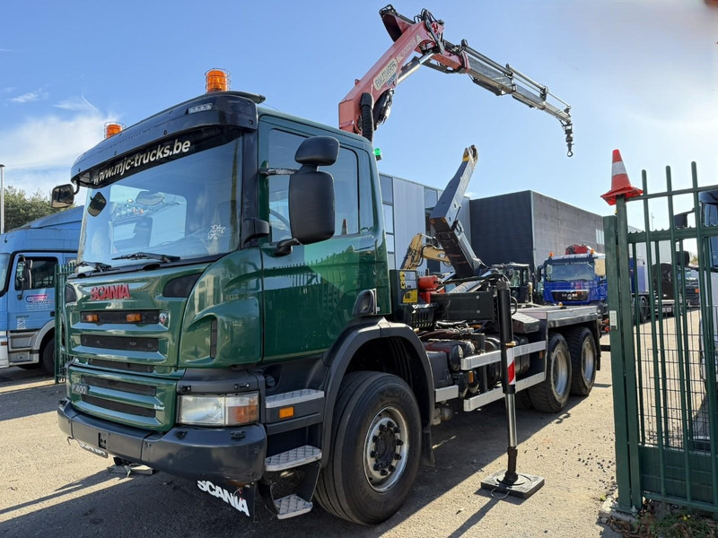 Scania P400 6x4 ABROLLKIPPER + KRAN PALFINGER PK9001 EH - RETARDER - 5/6F + ROTATOR + RADIO - WB 3m90 - EURO 5 - HUB REDUCTION / SPRING - BE TRUCK - Hook lift: gambar 4 Scania P400 6x4 ABROLLKIPPER + KRAN PALFINGER PK9001 EH - RETARDER - 5/6F + ROTATOR + RADIO - WB 3m90 - EURO 5 - HUB REDUCTION / SPRING - BE TRUCK - Hook lift: gambar 4