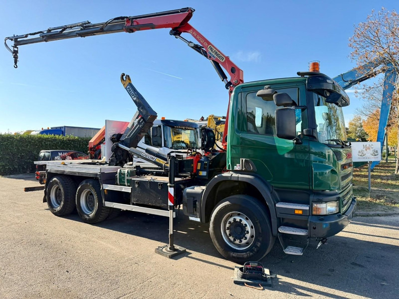 Scania P400 6x4 ABROLLKIPPER + KRAN PALFINGER PK9001 EH - RETARDER - 5/6F + ROTATOR + RADIO - WB 3m90 - EURO 5 - HUB REDUCTION / SPRING - BE TRUCK - Hook lift: gambar 2 Scania P400 6x4 ABROLLKIPPER + KRAN PALFINGER PK9001 EH - RETARDER - 5/6F + ROTATOR + RADIO - WB 3m90 - EURO 5 - HUB REDUCTION / SPRING - BE TRUCK - Hook lift: gambar 2