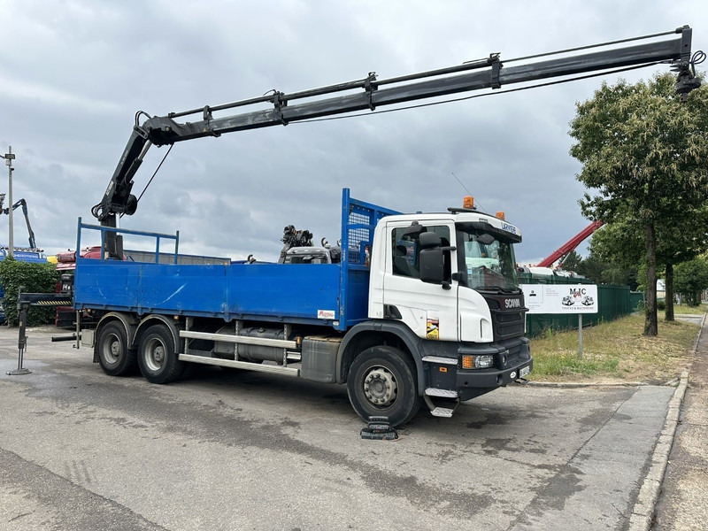 Scania P410 6x4 + CRANE HIAB 166 ES-4 - RETARDER - ROTATOR - PLATFORM 6m80 - BIG AXLES HUB REDUCTION - STEEL SPRING - Truk derek: gambar 1 Scania P410 6x4 + CRANE HIAB 166 ES-4 - RETARDER - ROTATOR - PLATFORM 6m80 - BIG AXLES HUB REDUCTION - STEEL SPRING - Truk derek: gambar 1