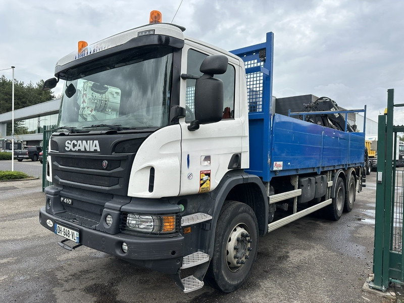 Scania P410 6x4 + CRANE HIAB 166 ES-4 - RETARDER - ROTATOR - PLATFORM 6m80 - BIG AXLES HUB REDUCTION - STEEL SPRING - Truk derek: gambar 4 Scania P410 6x4 + CRANE HIAB 166 ES-4 - RETARDER - ROTATOR - PLATFORM 6m80 - BIG AXLES HUB REDUCTION - STEEL SPRING - Truk derek: gambar 4