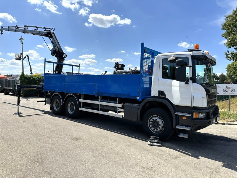 Scania P410 6x4 + CRANE HIAB 166 ES-4 - RETARDER - ROTATOR - PLATFORM 6m80 - BIG AXLES HUB REDUCTION - STEEL SPRING - Truk derek: gambar 2 Scania P410 6x4 + CRANE HIAB 166 ES-4 - RETARDER - ROTATOR - PLATFORM 6m80 - BIG AXLES HUB REDUCTION - STEEL SPRING - Truk derek: gambar 2