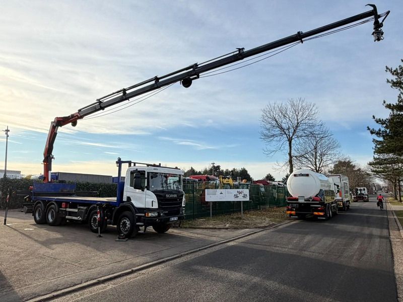 Scania P410 8x4 + CRANE PALFINGER PK33002 F (7x) - RETARDER - 5/6F - ROTATOR - PLATFORM 7m10 - BIG AXLES HUB REDUCTION - Truk derek: gambar 3 Scania P410 8x4 + CRANE PALFINGER PK33002 F (7x) - RETARDER - 5/6F - ROTATOR - PLATFORM 7m10 - BIG AXLES HUB REDUCTION - Truk derek: gambar 3