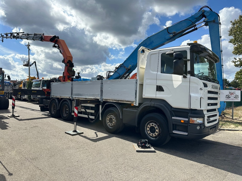 Scania R420 8x4 + CRANE PALFINGER PK44002 F (7x) + Rotator - 6m50 platform - Manual - - Truk flatbed, Truk derek: gambar 2 Scania R420 8x4 + CRANE PALFINGER PK44002 F (7x) + Rotator - 6m50 platform - Manual - - Truk flatbed, Truk derek: gambar 2