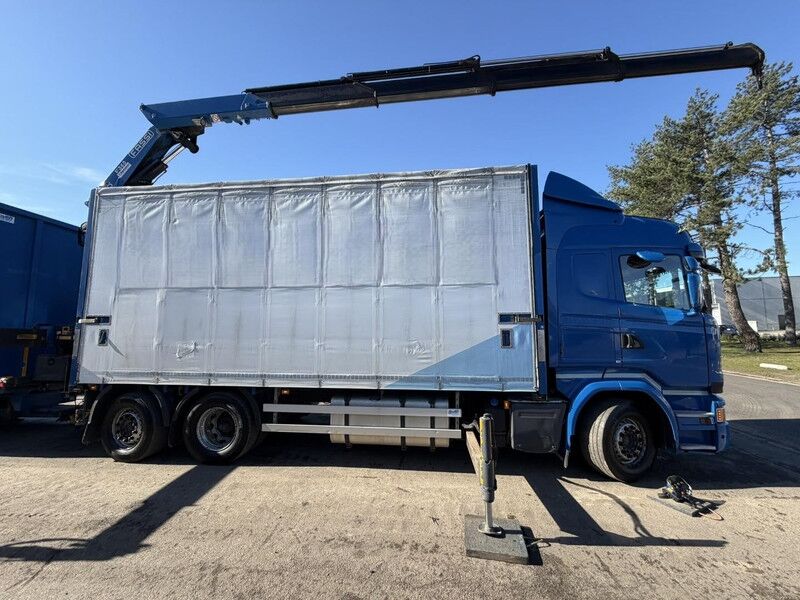 Scania R450 6x2 PRITSCHE + KRAN FASSI F365 (4x) + RADIO - RETARDER + ROYEN 2-AXLE TRAILER - BE TRUCK - Truk dengan terpal samping, Truk derek: gambar 5 Scania R450 6x2 PRITSCHE + KRAN FASSI F365 (4x) + RADIO - RETARDER + ROYEN 2-AXLE TRAILER - BE TRUCK - Truk dengan terpal samping, Truk derek: gambar 5