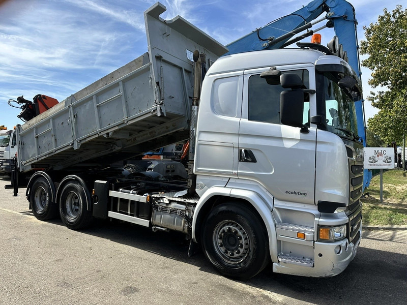 Scania R520 6x4 PRITSCHE + KRAN PALFINGER PK 15002 A - *ZSM + KIPPER* - RETARDER - *FULL AIR* - EUR 6 - BE TRUCK - Truk flatbed, Truk derek: gambar 5 Scania R520 6x4 PRITSCHE + KRAN PALFINGER PK 15002 A - *ZSM + KIPPER* - RETARDER - *FULL AIR* - EUR 6 - BE TRUCK - Truk flatbed, Truk derek: gambar 5