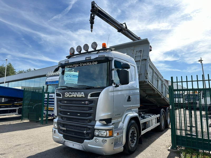 Scania R520 6x4 TIPPER + CRANE PALFINGER PK 15002 A - TRACTOR UNIT - RETARDER - *FULL AIR* - EUR 6 - BE TRUCK - Truk jungkit, Truk derek: gambar 5 Scania R520 6x4 TIPPER + CRANE PALFINGER PK 15002 A - TRACTOR UNIT - RETARDER - *FULL AIR* - EUR 6 - BE TRUCK - Truk jungkit, Truk derek: gambar 5
