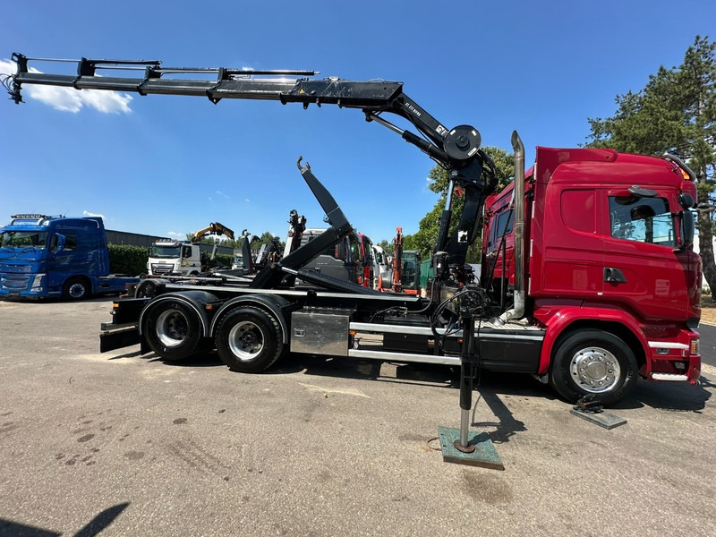 Scania R580 6X2 V8 HOOKLIFT + CRANE HIAB 211 E-4 HIPRO - ROTATOR - RETARDER - ALCOA ALU - RADIO - NL TRUCK - Hook lift, Truk derek: gambar 4 Scania R580 6X2 V8 HOOKLIFT + CRANE HIAB 211 E-4 HIPRO - ROTATOR - RETARDER - ALCOA ALU - RADIO - NL TRUCK - Hook lift, Truk derek: gambar 4