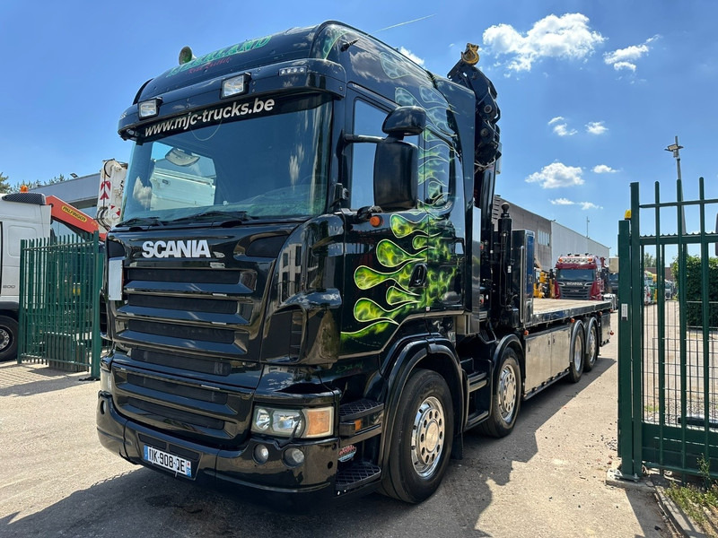 Scania R620 8x2 + CRANE HIAB 800 EP-5 HIPRO - RETARDER - LIFT/STEERING AXLE - HIGHLINE SLEEPER - LEATHER - ALCOA - Truk derek: gambar 4 Scania R620 8x2 + CRANE HIAB 800 EP-5 HIPRO - RETARDER - LIFT/STEERING AXLE - HIGHLINE SLEEPER - LEATHER - ALCOA - Truk derek: gambar 4
