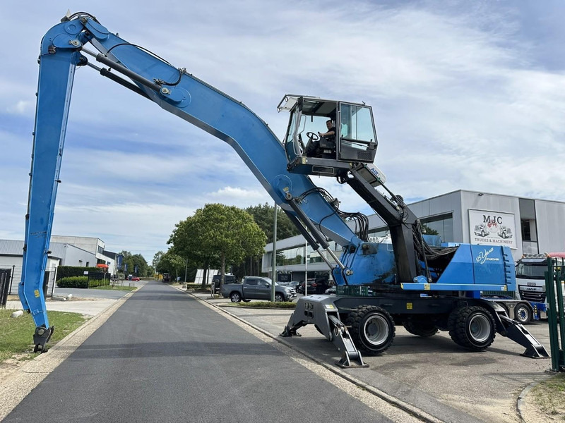 Terex FUCHS MHL 360 OVERSLAGKRAAN / MATERIAL HANDLER / UMSCHLAGBAGGER - TOP ZUSTAND - Ekskavator roda: gambar 4 Terex FUCHS MHL 360 OVERSLAGKRAAN / MATERIAL HANDLER / UMSCHLAGBAGGER - TOP ZUSTAND - Ekskavator roda: gambar 4