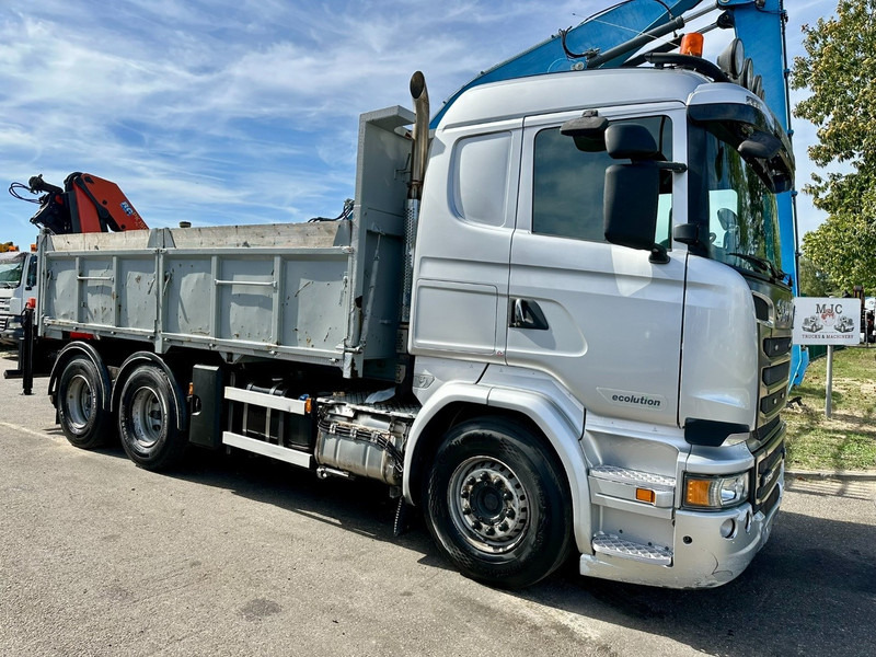 Scania R520 6x4 TRACTOR + TIPPER + CRANE PALFINGER PK 15002 A - RETARDER - *FULL AIR* - EUR 6 - BE TRUCK - Tractor head: gambar 4 Scania R520 6x4 TRACTOR + TIPPER + CRANE PALFINGER PK 15002 A - RETARDER - *FULL AIR* - EUR 6 - BE TRUCK - Tractor head: gambar 4