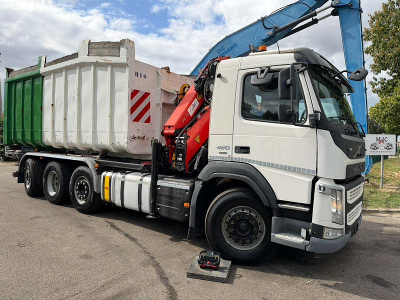 Volvo FM 420 8x2 HOOKLIFT + CRANE PALFINGER PK19.001 SLD B - *294.000km* - EURO 6 - LIFT + STEERING AXLE - I SHIFT - BE TRUCK - Hook lift, Truk derek: gambar 2 Volvo FM 420 8x2 HOOKLIFT + CRANE PALFINGER PK19.001 SLD B - *294.000km* - EURO 6 - LIFT + STEERING AXLE - I SHIFT - BE TRUCK - Hook lift, Truk derek: gambar 2