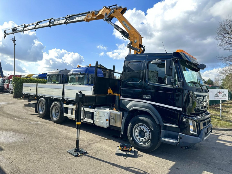 Volvo FMX 370 6x2 PRITSCHE 6M35 + KRAN EFFER 215/6S -*127.000km* - LIFT AXLE - DOUBLE WHEELS - I SHIFT - EURO 6 - BE PAPERS - Truk flatbed, Truk derek: gambar 2 Volvo FMX 370 6x2 PRITSCHE 6M35 + KRAN EFFER 215/6S -*127.000km* - LIFT AXLE - DOUBLE WHEELS - I SHIFT - EURO 6 - BE PAPERS - Truk flatbed, Truk derek: gambar 2