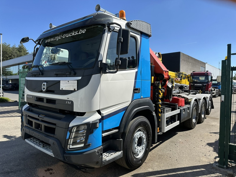 Volvo FMX 460 8x4 TRIDEM HOOKLIFT + CRANE PK 23002 SH + GRABBER / ROTATOR - EURO 6 - LIFT + STEERING AXLE - *374.000km* - EXT BUMPER - Hook lift, Truk derek: gambar 3 Volvo FMX 460 8x4 TRIDEM HOOKLIFT + CRANE PK 23002 SH + GRABBER / ROTATOR - EURO 6 - LIFT + STEERING AXLE - *374.000km* - EXT BUMPER - Hook lift, Truk derek: gambar 3